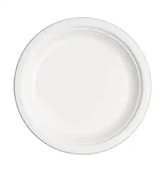 12 Inch Round Plates 100% Natural, Biodegradable, Compostable, Ecofriendly, Safe & Hygienic Disposable (Pack of  Plates)