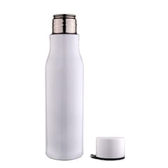 Aluminium Durable White 750 ml Sturdy Sports Bottle