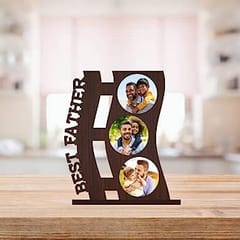 Personalized Fathers Day Gift,  Table Top Standy Wooden Photo Frame 10 X 8 in , Birthday, Fathers Day Gift| ,for Father, Papa ,Dad, Tabletop Photo frame