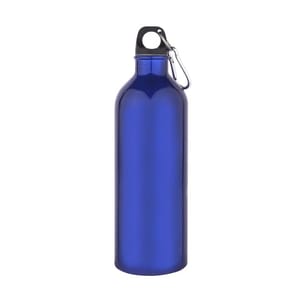 Sports Water Bottle with Leak Proof Sealing Lid, Large Capacity Water Bottles for Gym Cycling Hiking Climbing Traveling, BPA Free Reusable Aluminum(750ml)with Blue Glossy colour