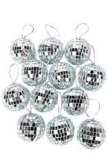 Small Mirror Balls Christmas Tree Decoration or Party Decoration - 12 Pieces  By cThemeHouseParty