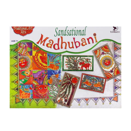 TOYKRAFT TRADITIONAL ART KITS MADHUBANI SANDSATIONAL