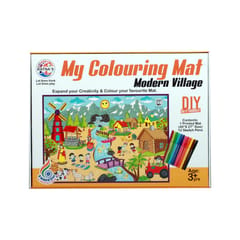 RATNA'S MY COLOURING MAT MODERN VILLAGE