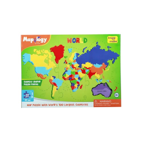 IMAGI MAKE MAPOLOGY WORLD MAP PUZZLE-399