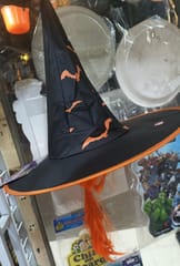 ThemeHouseParty Halloween Witch Hat for Halloween Party accessory for Halloween party print as per available