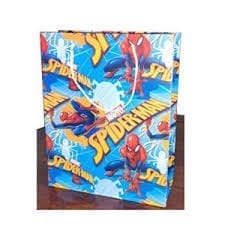 Spiderman Theme Party  Paper Bages  For Gifting  (Small Size) Birthday Party Decoration  Bag (SET OF 10) (Dimension - 7.5inch X10inch X 3inch) New Year gift Festival gift