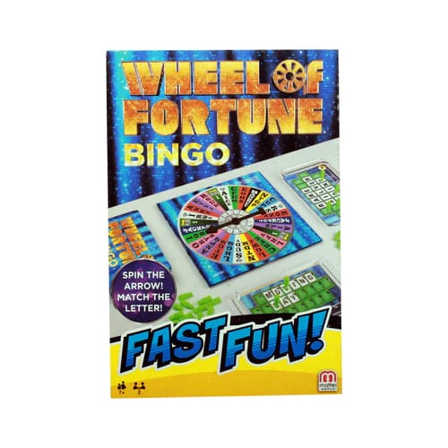 FAST FUN WHEEL OF FORTUNE BINGO GAME