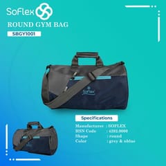 Round Gym Bag perfect as your gym companion not only because they are spacious but also easy to clean