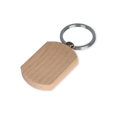 Rectangular Wooden Keychain No.1 perfectly work as a promotional gift in Corporate events, trade fairs, product launches