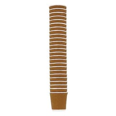 (90 ml,Brown- Pack of 50-Piece, Paper Disposable Ripple Cup Eco-Friendly, Safe & Hygienic for Juice,Coffee,Tea,Home,Office,Party & Wedding Events