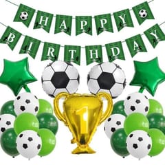 FOOTBALL THEME  FOIL BALLOONS PACK OF 10pcs FOR BOY BIRTHDAY DECORATION ,BIRTHDAY PARTY