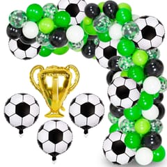 FOOTBALL THEME  FOIL BALLOONS PACK OF 10pcs FOR BOY BIRTHDAY DECORATION ,BIRTHDAY PARTY