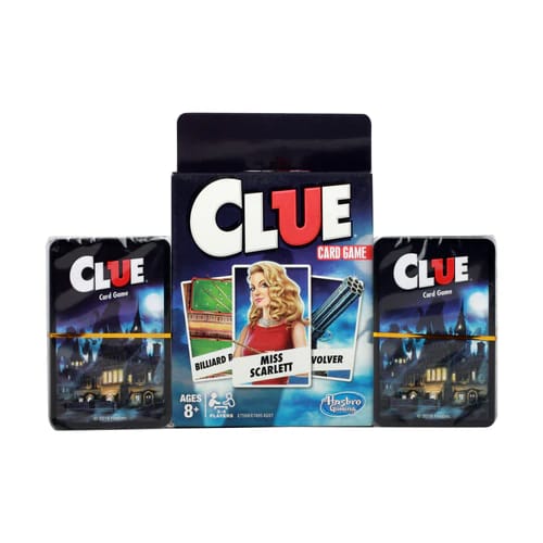 HASBRO GAMING CARD GAME CLUE