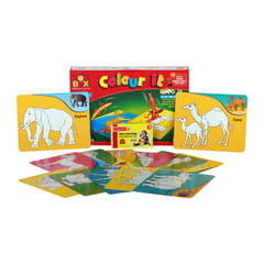 TOYS BOX COLOUR IT WIPE IT ANIMALS