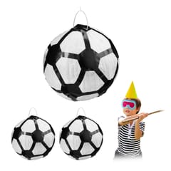 Football Theme Pinata Bag For Birthday Decoration, For Boys Birthday Party ,Pull String Birthday Pinata , Football Shape Birthday Pinata