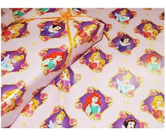 Disney Princess Wrapping Paper Gift Wrapping Paper Roll Design for Wedding,Birthday, Gifts Size - 50.5 x 70.5 cm pack of 10 pcs