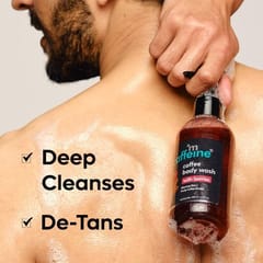 Coffee Body Wash with Berries | De-Tan & Deep Cleansing Shower Gel | Enriched with Vitamin C & in Energizing Fruity Berry Aroma | Suitable for All Skin Types | For Men & Women (200ml)