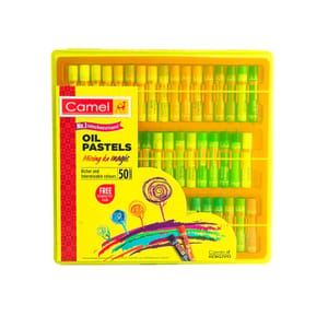 OIL PASTELS - 50 SHADES (PLASTIC PACK)