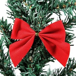 12pcs Christmas Tree Bows Christmas Bows for Tree Christmas Bow Red Christmas Bows Bowknot Ornament Xmas  By cThemeHouseParty