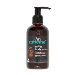 Coffee Body Wash with Cocoa | De-Tan & Deep Cleansing Shower Gel | Enriched with Vitamin E & in Energizing Aroma of Chocolate | Suitable for All Skin Types | For both Men & Women (200ml)