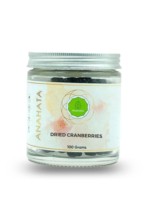 Dried Cranberries 100gm without any preservatives, added colors or flavoring