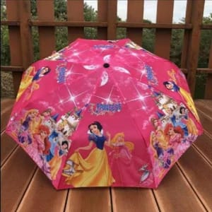 Disney Princess Printed Umbrella For Kids ,Colorful Umbrella Gift For Your Kids In Rainy Season , Disney Princess Printed Umbrella For Girls Pack Of 1 (Colour As Per Availability)