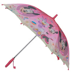 Disney Mickey-Mouse Printed Umbrella For Kids ,Colorful Umbrella Gift For Your Kids In Rainy Season ,Cartoon Printed Umbrella For Girls And Boys Pack Of 1 (Colour As Per Availability)