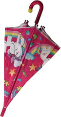 cThemeHouseParty Unicorn Printed Umbrella For Kids ,Colorful Umbrella Gift For Your Kids In Rainy Season ,Unicorn Printed Umbrella For Girls Pack Of 1 (Colour As Per Availability)