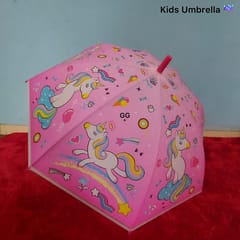 cThemeHouseParty Unicorn Printed Umbrella For Kids ,Colorful Umbrella Gift For Your Kids In Rainy Season ,Unicorn Printed Umbrella For Girls Pack Of 1 (Colour As Per Availability)