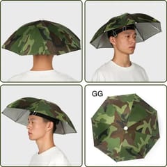 Hat Umbrella Colorful Party Hats , Military Colorful Beach Party Hats , Premium Quality Hat Umbrella For Kids & Adults , Polyester Umbrella Size  In open 52 cm ,Size In Fold 30 cm ,Gift For Your Kids In Rainy Season