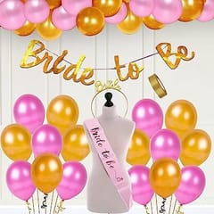 Bride To Be Banner Golden For Bride To Be Decorations, Bachelorette Party Decorations