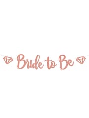 Bride To Be Banner Rose Golden For Bride To Be Decorations, Bachelorette Party Decorations