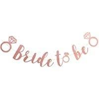 Bride To Be Banner Rose Golden For Bride To Be Decorations, Bachelorette Party Decorations