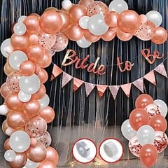 Bride To Be Banner Rose Golden For Bride To Be Decorations, Bachelorette Party Decorations