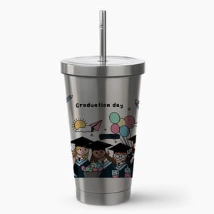 Graduation Day Stainless steel tumbler 470ml (16oz) - Can be Customized As Per Requirement