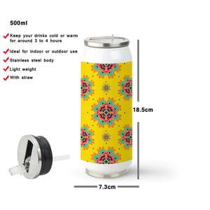 Taditional Pattern Coke Can 500ml - Can be Customized As Per Requirement