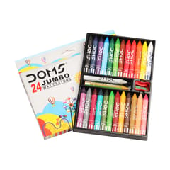 DOMS JUMBO WAX CRAYONS 24 SHADES