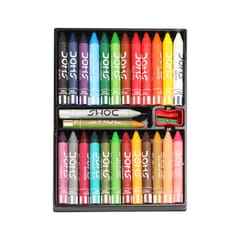 DOMS JUMBO WAX CRAYONS 24 SHADES