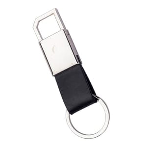 Black Leather Strap Metal 600-Keychain perfectly work as a promotional gift in Corporate events, trade fairs, product launches