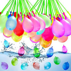 Water Balloons Holi for Kids Boys and Girls, Latex with Refill Hose, Three Bunches Balloons � Games Swimming Pool Outdoor Fun Magic Water Balloons (111 Balloons)