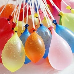 Water Balloons Holi for Kids Boys and Girls, Latex with Refill Hose, Three Bunches Balloons � Games Swimming Pool Outdoor Fun Magic Water Balloons (111 Balloons)