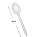 14 cm, white plastic spoon,disposable product,1 pack ( 100 pcs )