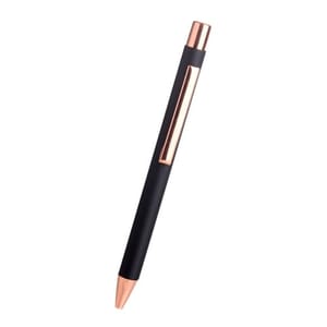 Matte-finished Black Pen with Copper Clip Perfect finishing with a pointed nib ,Ideal Corporate gift suitable for all industries