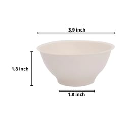 180ml Round Bagasse Bowl, 1 Pack , 25Pcs.