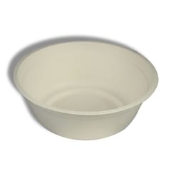 180ml Round Bagasse Bowl, 1 Pack , 25Pcs.