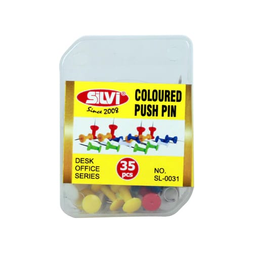 SILVI COLOURED PUSH PIN - SL-0031