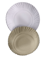 White Paper Plate , Disposable White Round Paper Plate ,7.5 inch ,(25 TO 30 pcs)