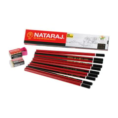 NATARAJ 621 BOLD HB WRITING PENCILS - PACK OF 10