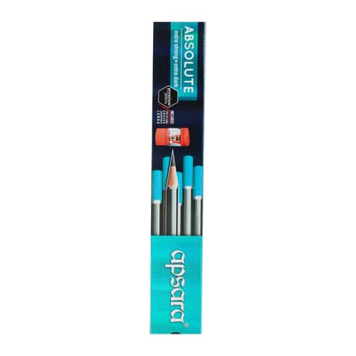 APSARA ABSOLUTE EXTRA DRAK PENCILS - PACK OF 10