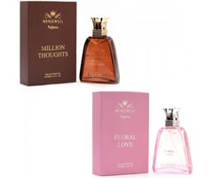 Set of 2 FLORAL LOVE & MILLION THOUGHT perfume 200ml